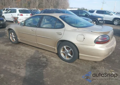 2001 Pontiac Grand Prix Gt z USA, uszkodzony, nr VIN 1G2WP52K81F117099